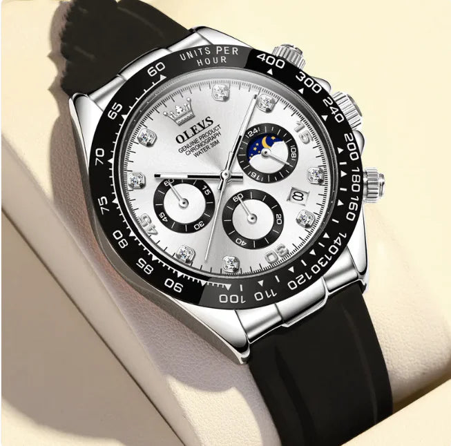 Lumi Tech Men's Multifunctional Quartz Watch: Where Style Meets Functionality