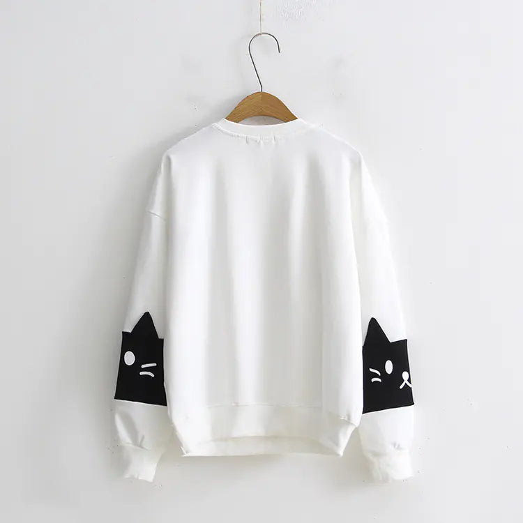 Japanese-Style Cat Paw Hoodie – Kawaii Comfort with a Whimsical Touch