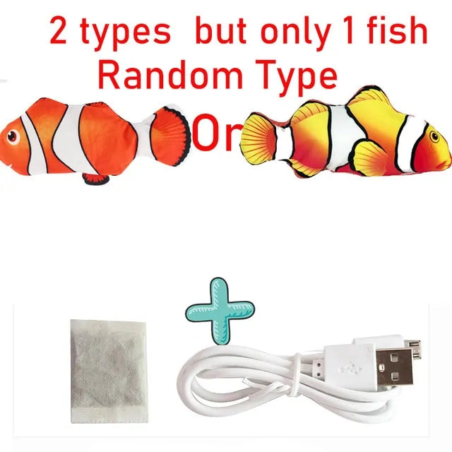 Cat Interactive Electric Floppy Toy Fish: Fun & Excitement for Your Feline Friend!