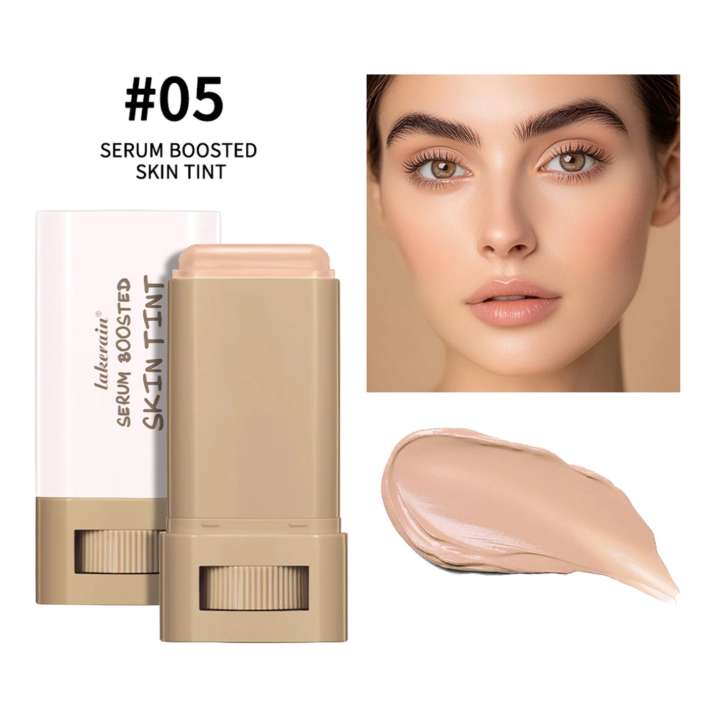 Serum Boosted Skin Tint Stick – Silky Radiant Coverage in 6 Buildable Shades