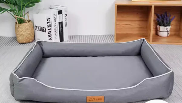 All-Season Waterproof Anti-Bite Dog Bed – Oxford Cloth Pet Mat with Non-Slip Base