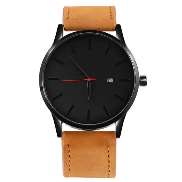 The Leather Quartz Watch: Timeless Elegance Meets Everyday Functionality