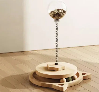 Durable Cat Scratching Post – Sisal-Wrapped Scratch Pole with Stable Base for Claw Care and Play