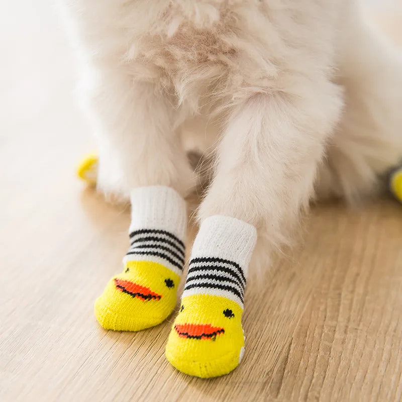Non-Slip Wool Dog Socks – Soft, Warm Paw Protection for Dogs