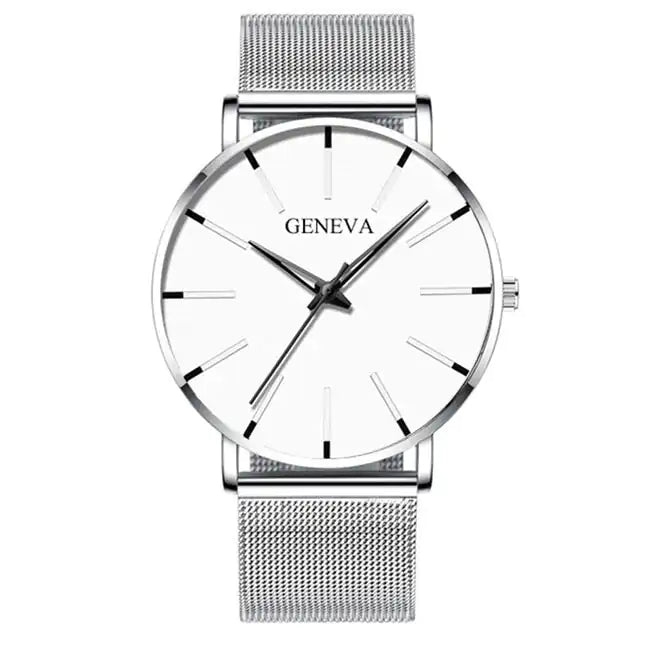 Elevate Your Style with a Minimalist Stainless Steel Watch