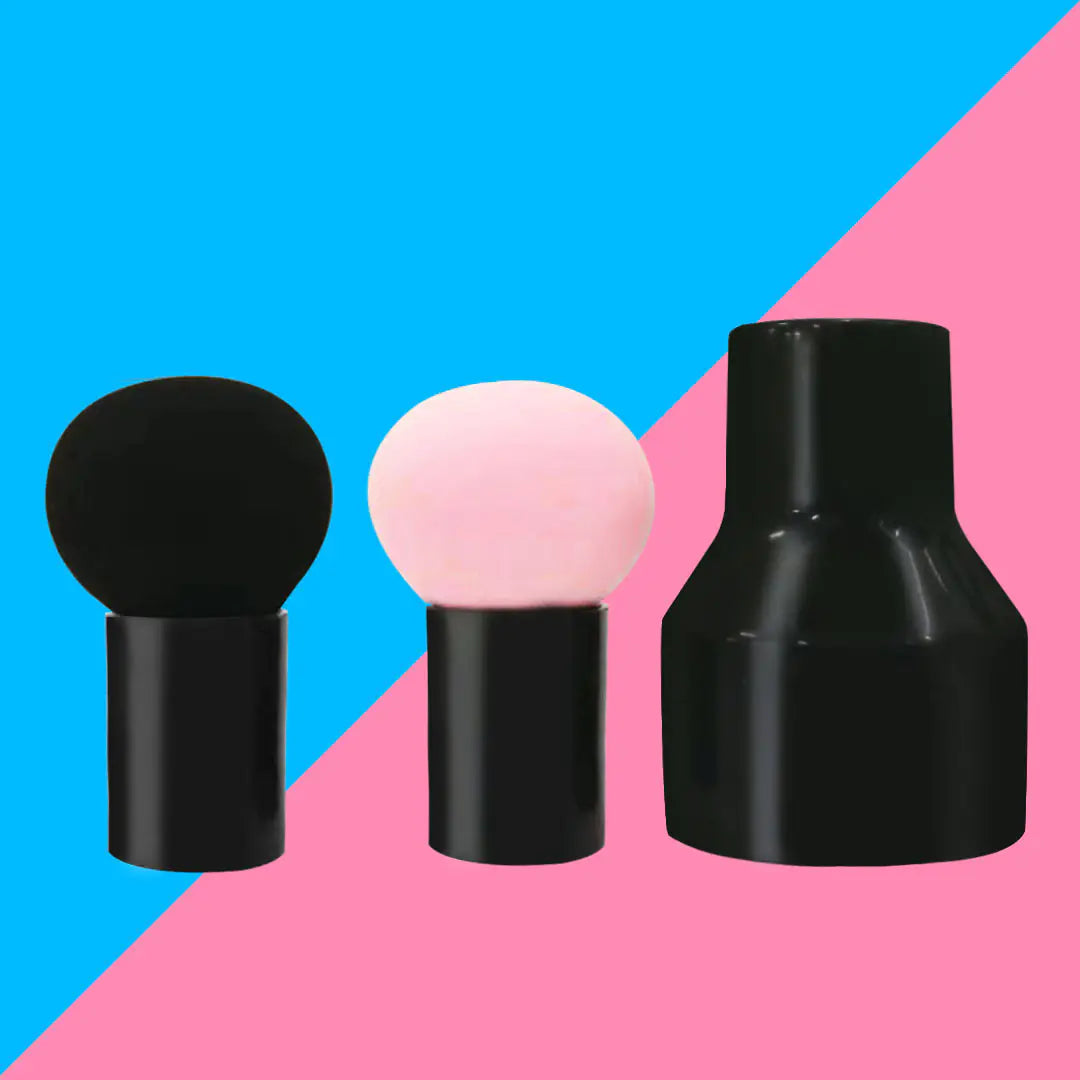 Mushroom Head Powder Puff Set – Flawless BB Cream & Blush Application Tool