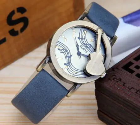 Guitar Music Casual Watch