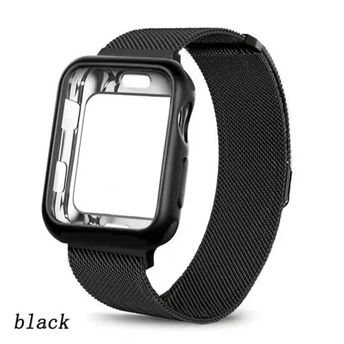 Elevate Your Apple Watch with the Stainless Steel Mesh Bracelet