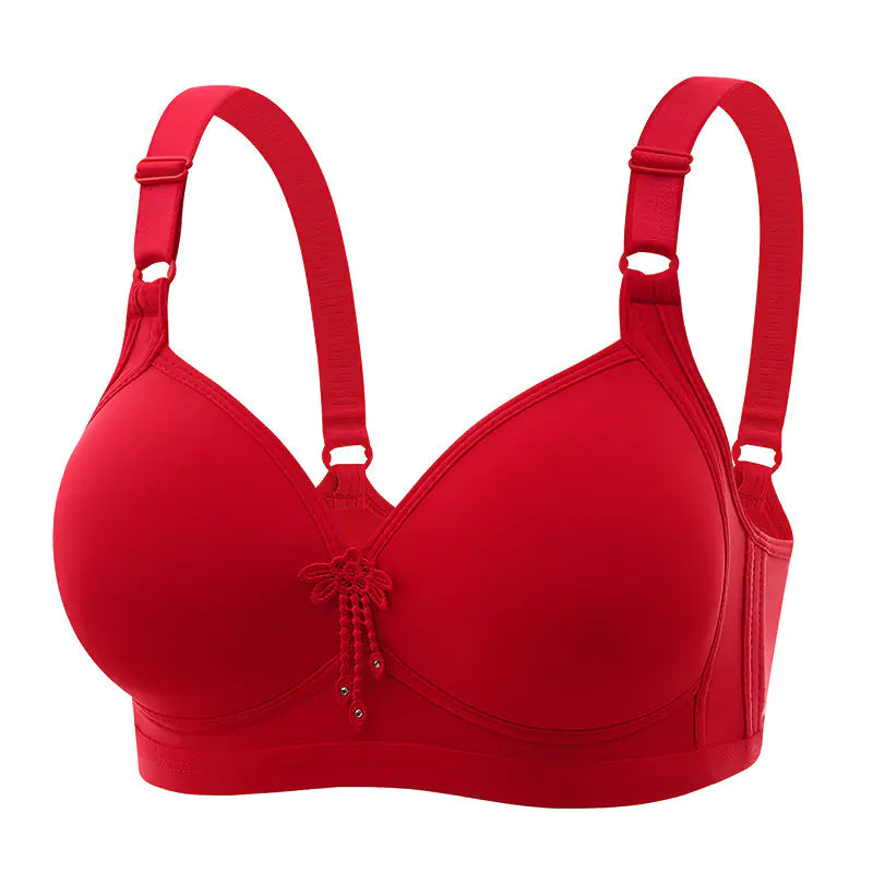 Plus Size Wireless Bra – Comfortable Support with U-Shaped Back (36/80–44/100, Multiple Colors)