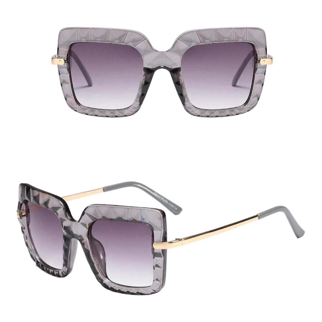 Confident Sunglasses – Sleek Acetate Shades with UV Protection for Bold Everyday Style