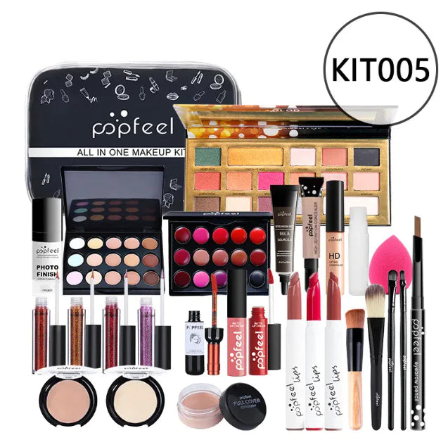 Beginner’s Complete Makeup Set – All-in-One Kit with Concealer, Eyeliner & Eyebrow Pencil (Multi-Shade Options)
