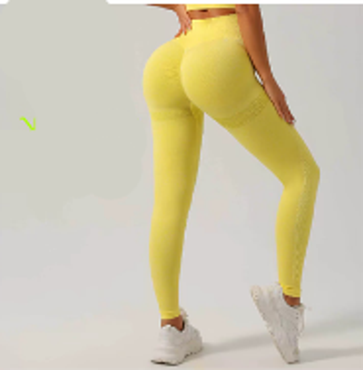 Women’s Sports Fitness Buttocks Lifting Yoga Set (High-Waisted Leggings & Supportive Bra)