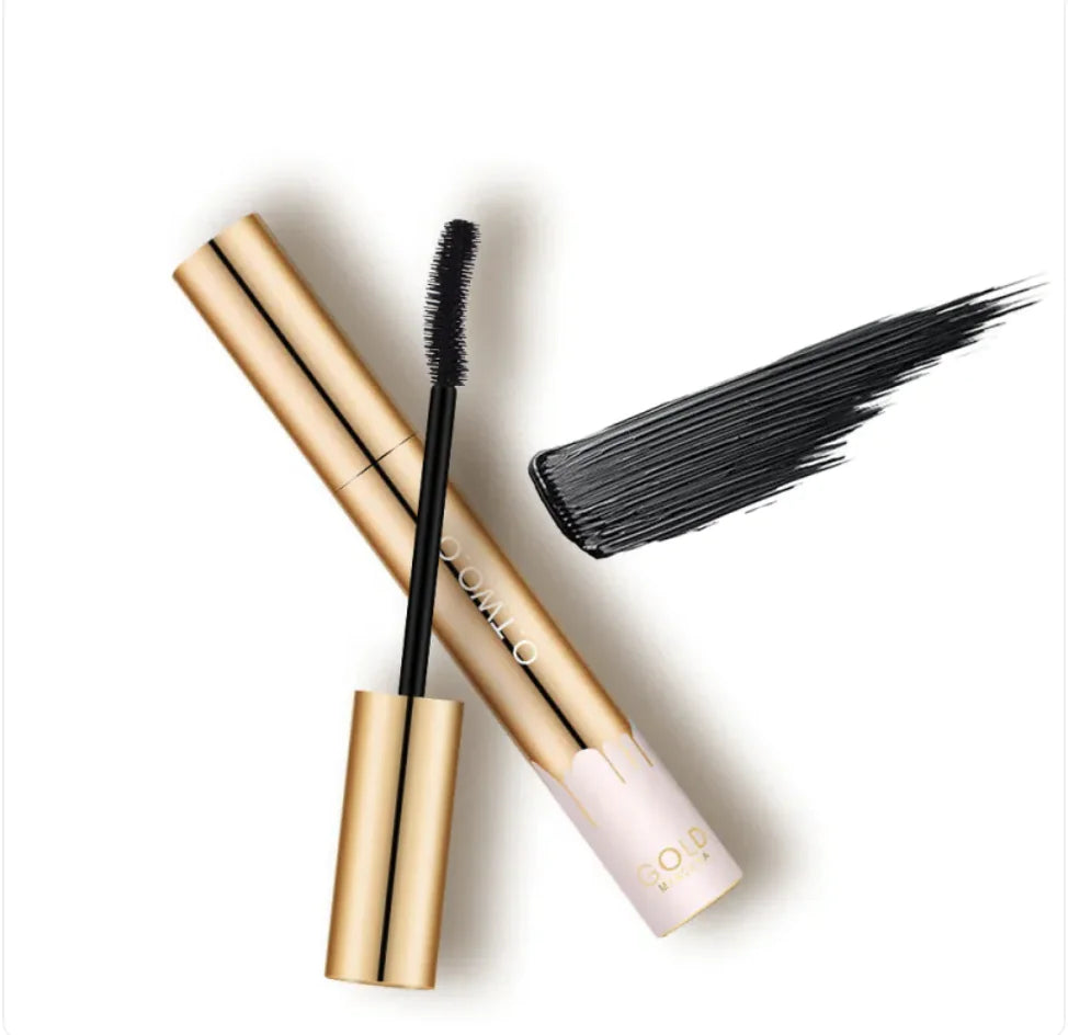 Waterproof Smudge-Proof Mascara – Crescent-Shaped Brush for Precision & Volume (Black)