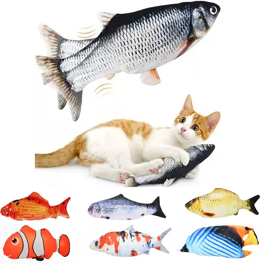 Cat Interactive Electric Floppy Toy Fish: Fun & Excitement for Your Feline Friend!