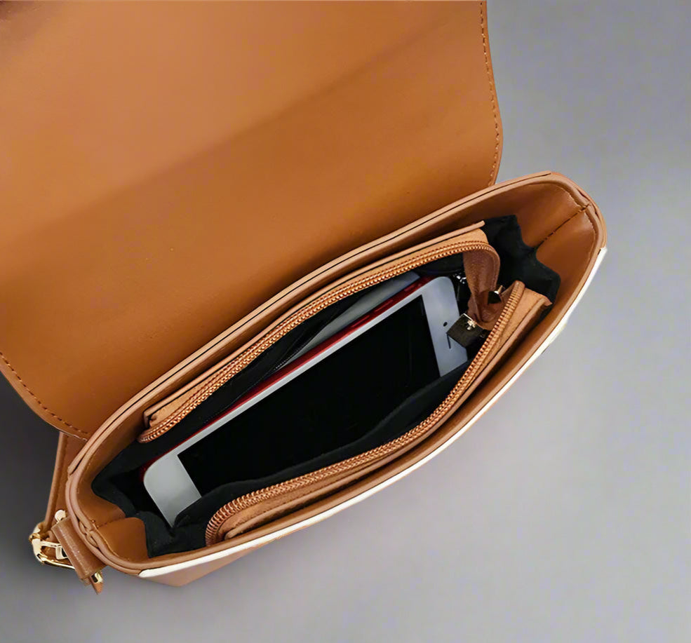 Bag Piano Pattern Leather Shoulder Bag – A Symphony of Style and Elegance