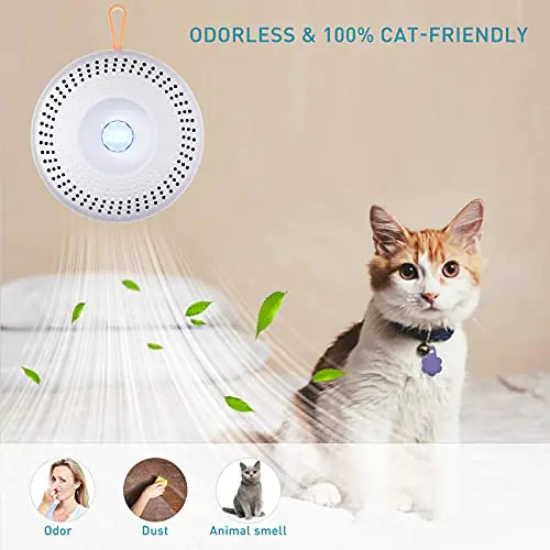 Smart Odor Eliminator for Litter Box – Automatic Deodorizer with Intelligent Sensor & USB Charging