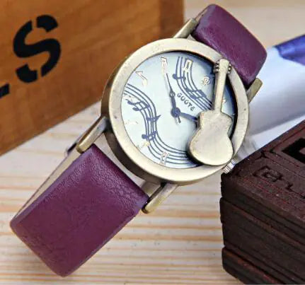 Guitar Music Casual Watch