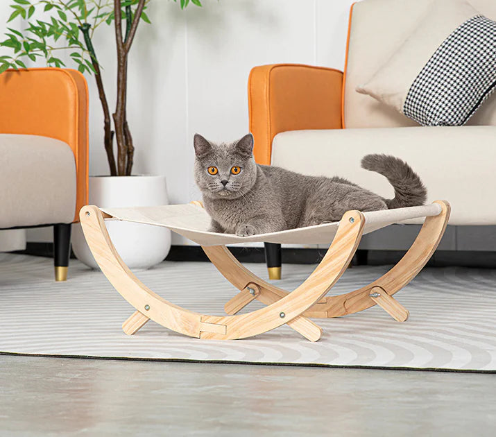 Cat Activity Table – Plush Lounge, Scratch & Play Center for Small to Medium Pets