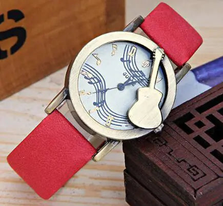 Guitar Music Casual Watch