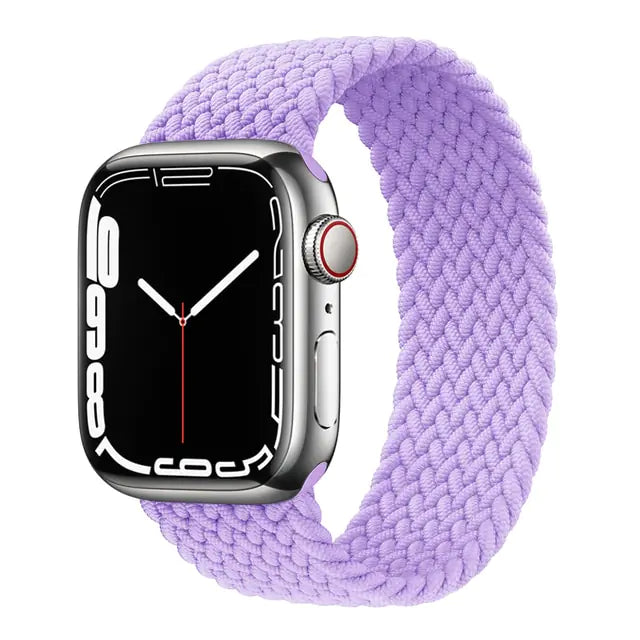 Upgrade Your Apple Watch with a Stretchable Nylon Elastic Loop Band