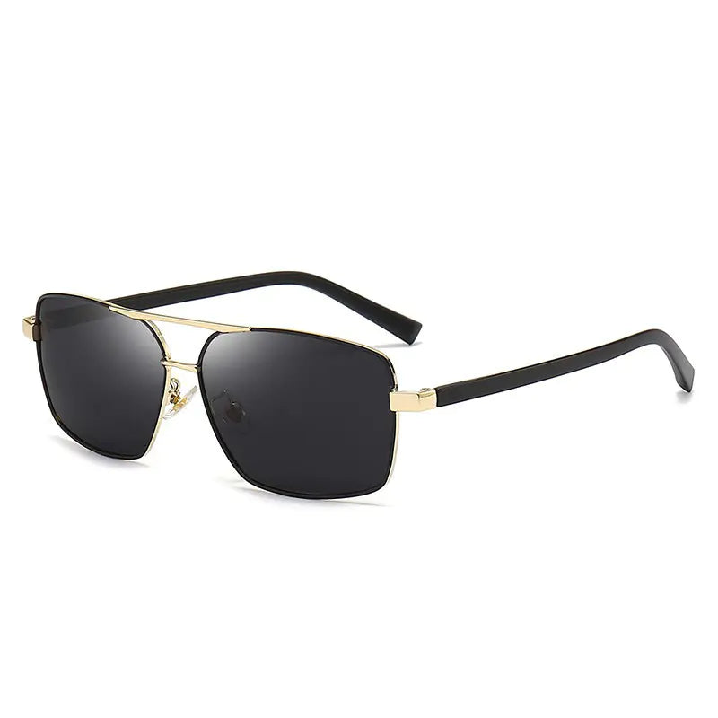HD Polarized Driving Sunglasses – Full-Frame Metal+TR Build with UV400 Protection (150mm Width)