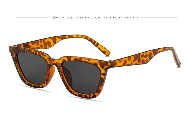 Vintage Cat Eye Square Sunglasses – Retro Chic Eyewear for a Timeless Look