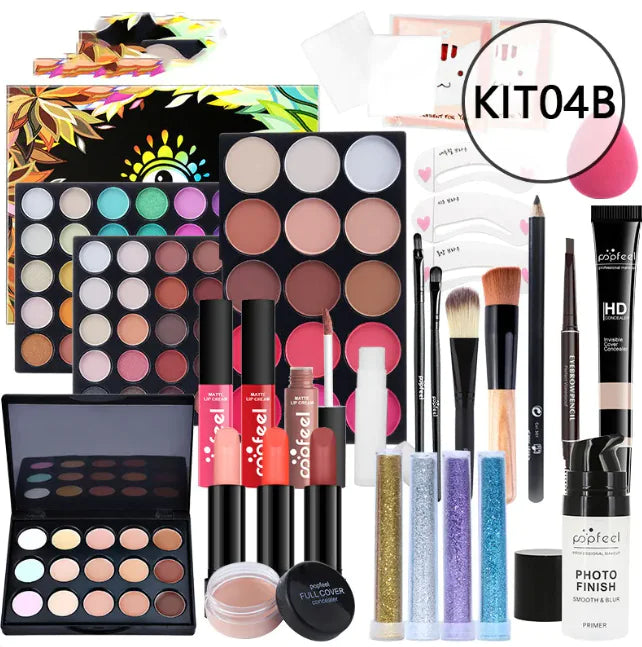 Beginner’s Complete Makeup Set – All-in-One Kit with Concealer, Eyeliner & Eyebrow Pencil (Multi-Shade Options)