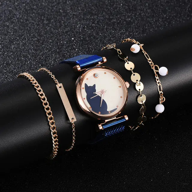 Rinnady Quartz Watch Set for Women: Style Meets Versatility