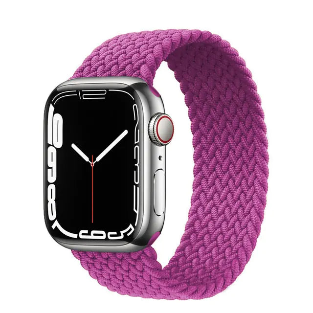 Upgrade Your Apple Watch with a Stretchable Nylon Elastic Loop Band
