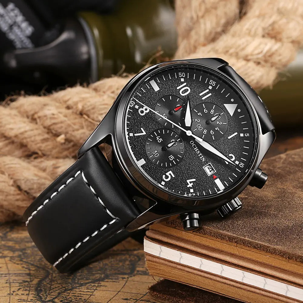 OCHSTIN Men's Quartz Chronograph Watch: Precision Meets Adventure