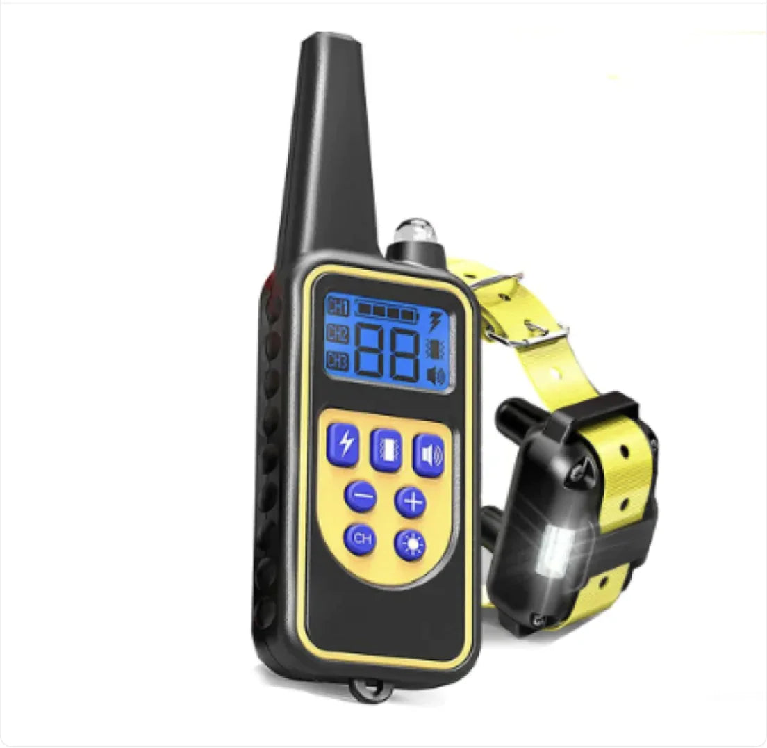 Remote Control Dog Training Collar – Multi-Dog Setup with Shock, Vibrate & Sound Modes (Various Colors)