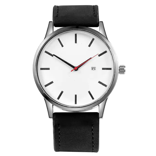The Leather Quartz Watch: Timeless Elegance Meets Everyday Functionality