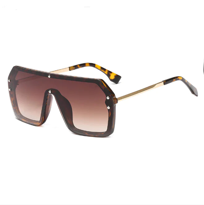 Oversized Shield Sunglasses – Unisex HD Lens Design with UV Protection (5.7" Width)