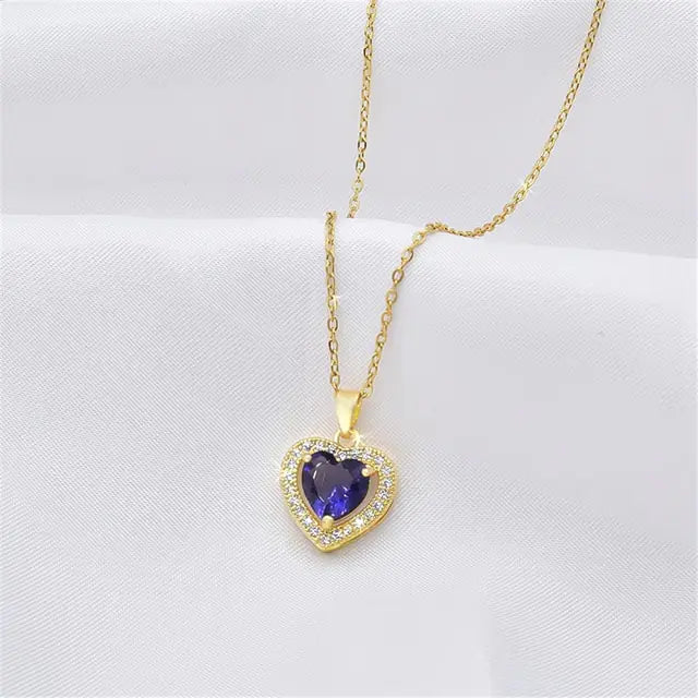 Heart Crystal Jewelry Set - different styles to choose from