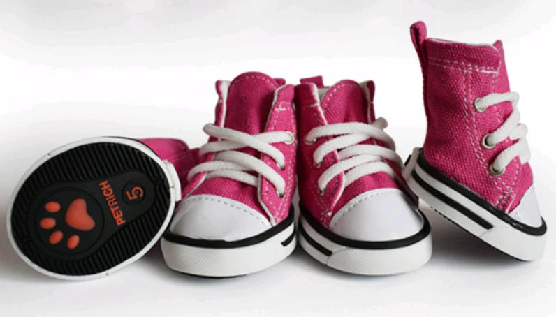Pet Denim Canvas Shoes – Waterproof, Non-Slip & Stylish Protection for Paws