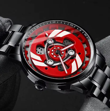 3D Spinning Motorcycle Engine Watch – For the Bold and Adventurous