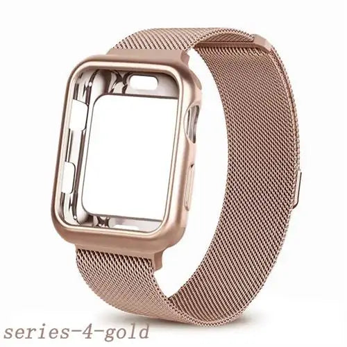 Elevate Your Apple Watch with the Stainless Steel Mesh Bracelet