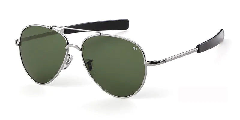 Unisex Premium Metal Frame Sunglasses (Glass Lenses, UV400, 95% VLT, 0.15 kg Lightweight Design)