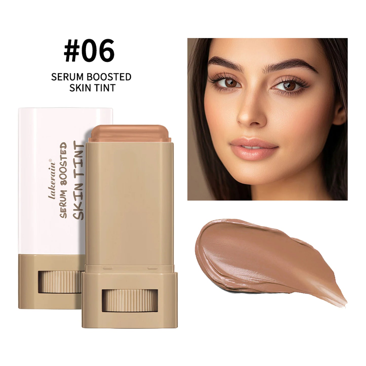Serum Boosted Skin Tint Stick – Silky Radiant Coverage in 6 Buildable Shades