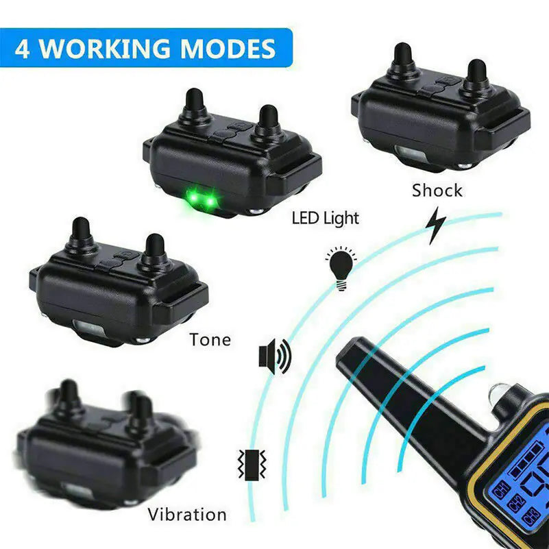 2700 FT Remote Dog Shock Training Collar – Waterproof, Rechargeable, Multi-Mode Pet Trainer for One Dog