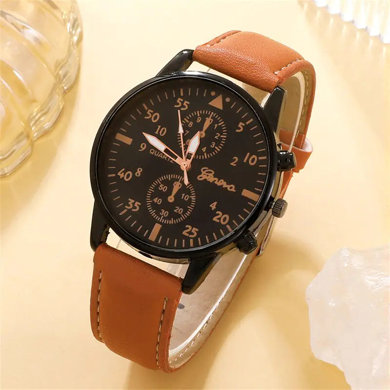 Men's Watch Luxury Bracelet Set: Sophistication Redefined