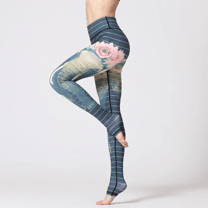 Women's Printed Yoga Pants – High-Performance, Breathable Leggings