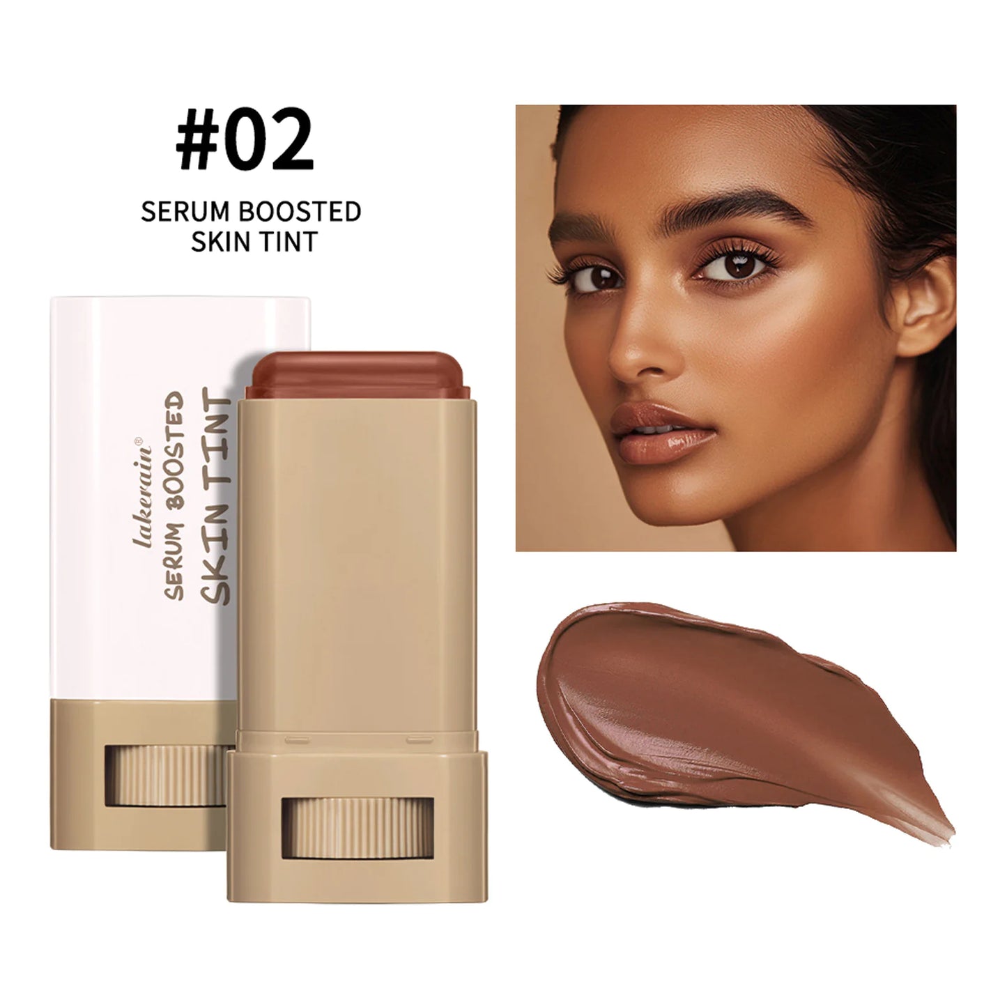 Serum Boosted Skin Tint Stick – Silky Radiant Coverage in 6 Buildable Shades