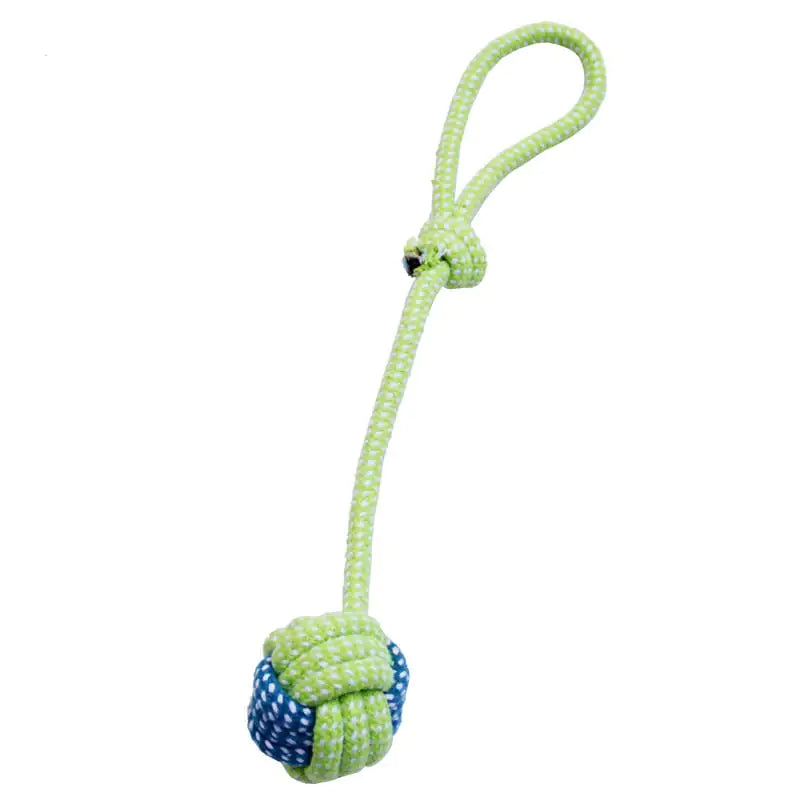 Colorful Dog Bite Rope Combo Set – Hand-Woven Cotton Toys for Tug, Chew & Fetch