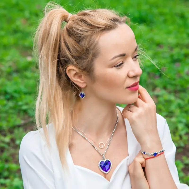 Titanic Heart of Ocean Necklace
