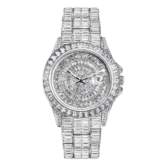 Introducing the Full Diamond Watch: Timeless Elegance Redefined!