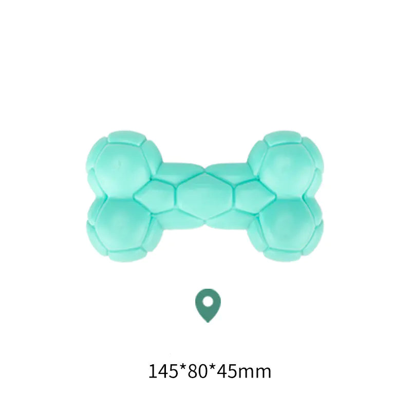 Floating Sound Bone Dog Toy – Durable TPE Chew Toy for Water Play & Training