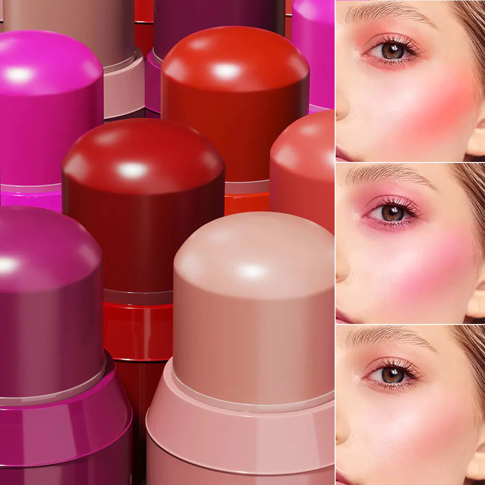Multi-Use Blush, Lipstick & Eyeshadow Pot – 6 Vibrant Shades