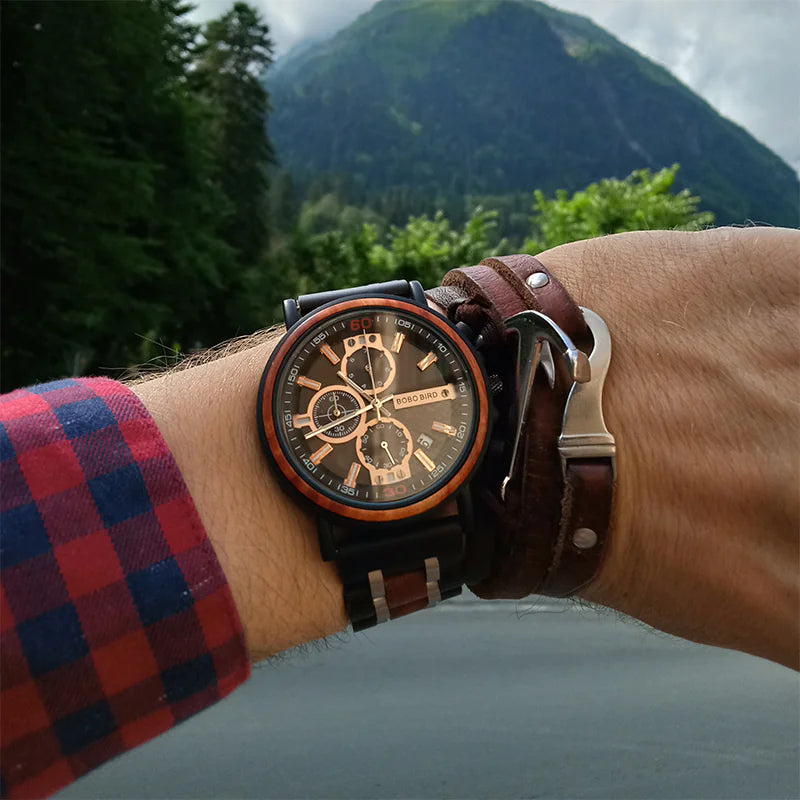 Cool Day Bobo Bird Wooden Watch – Where Nature Meets Innovation