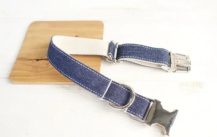 Plaid Pet Leash and Collar Set – Durable & Stylish Polyester Walking Accessory (Sizes XS–XL)